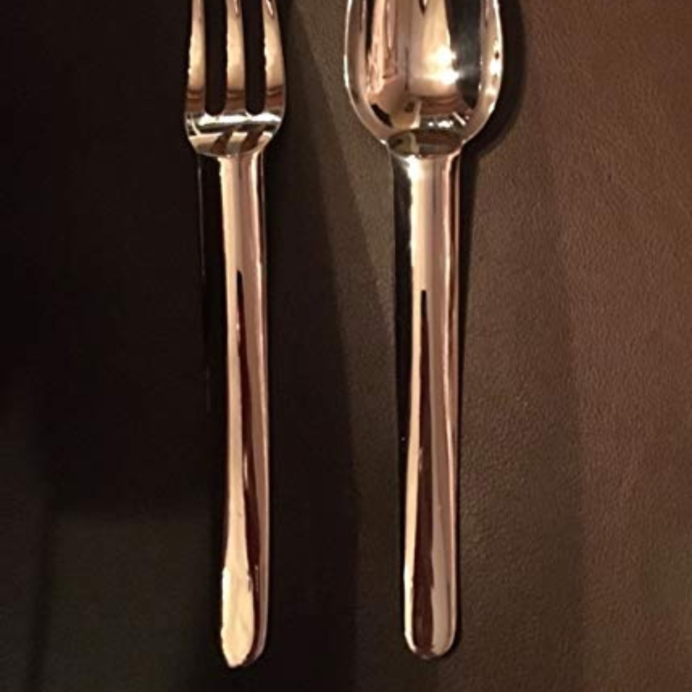 New Sasaki Cafe De Flore 2 pc Serving Set Stainles